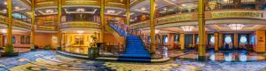 Atrium Lobby of the Disney Fantasy Ship in Virtual Reality